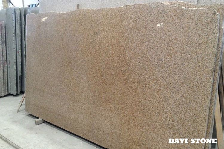 Slabs Yellow Granite G682 Top polished edges natural 250up x 140up